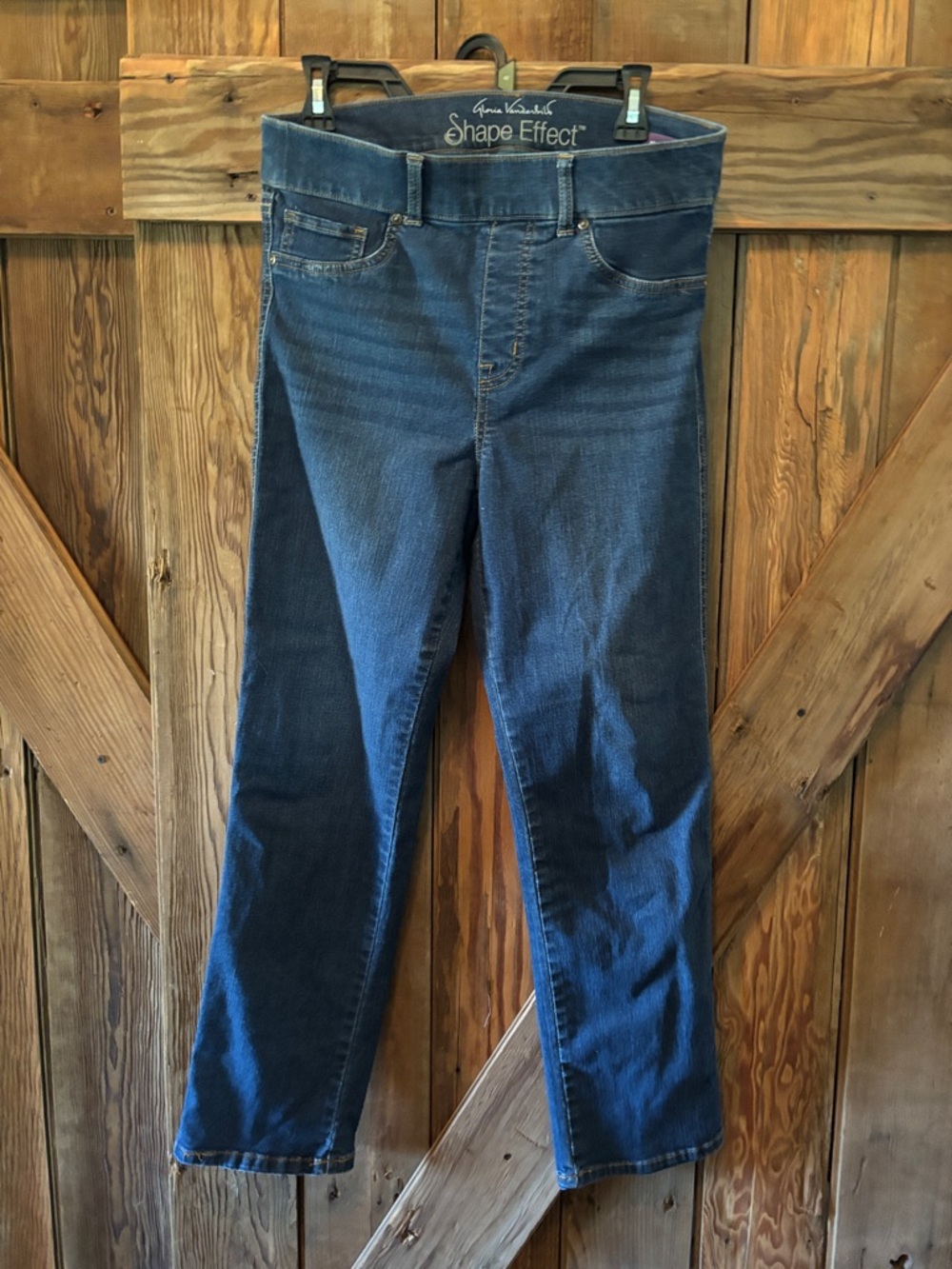 Gloria Vanderbilt Dark Blue Slim High-Rise Jeans